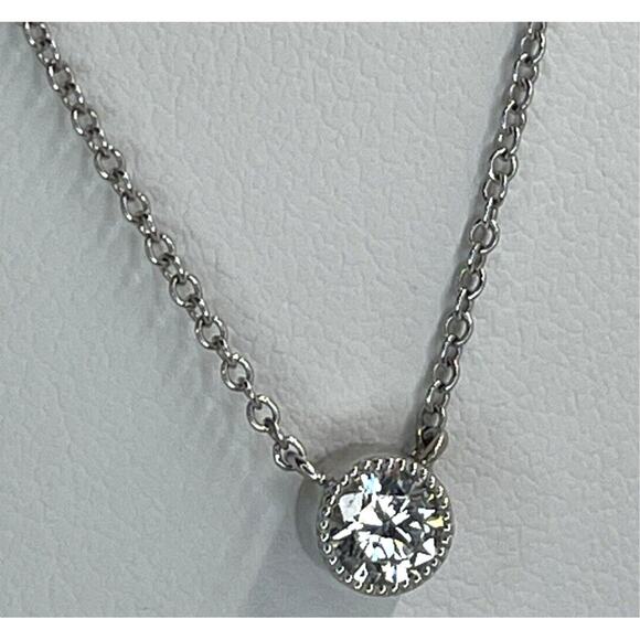 De Beers Forevermark Natural Diamond Solid 18K Gold Necklace (1/3 ct) Luxury NWT - Picture 1 of 16